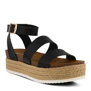 ESPADRILLE PLATFORM SANDAL